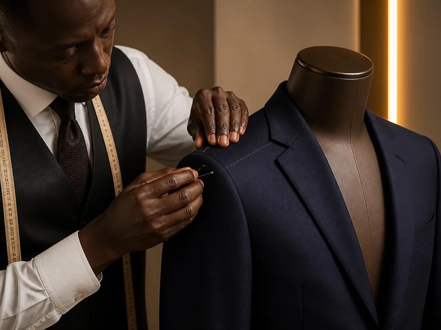 Shoulder Adjustments tailoring service