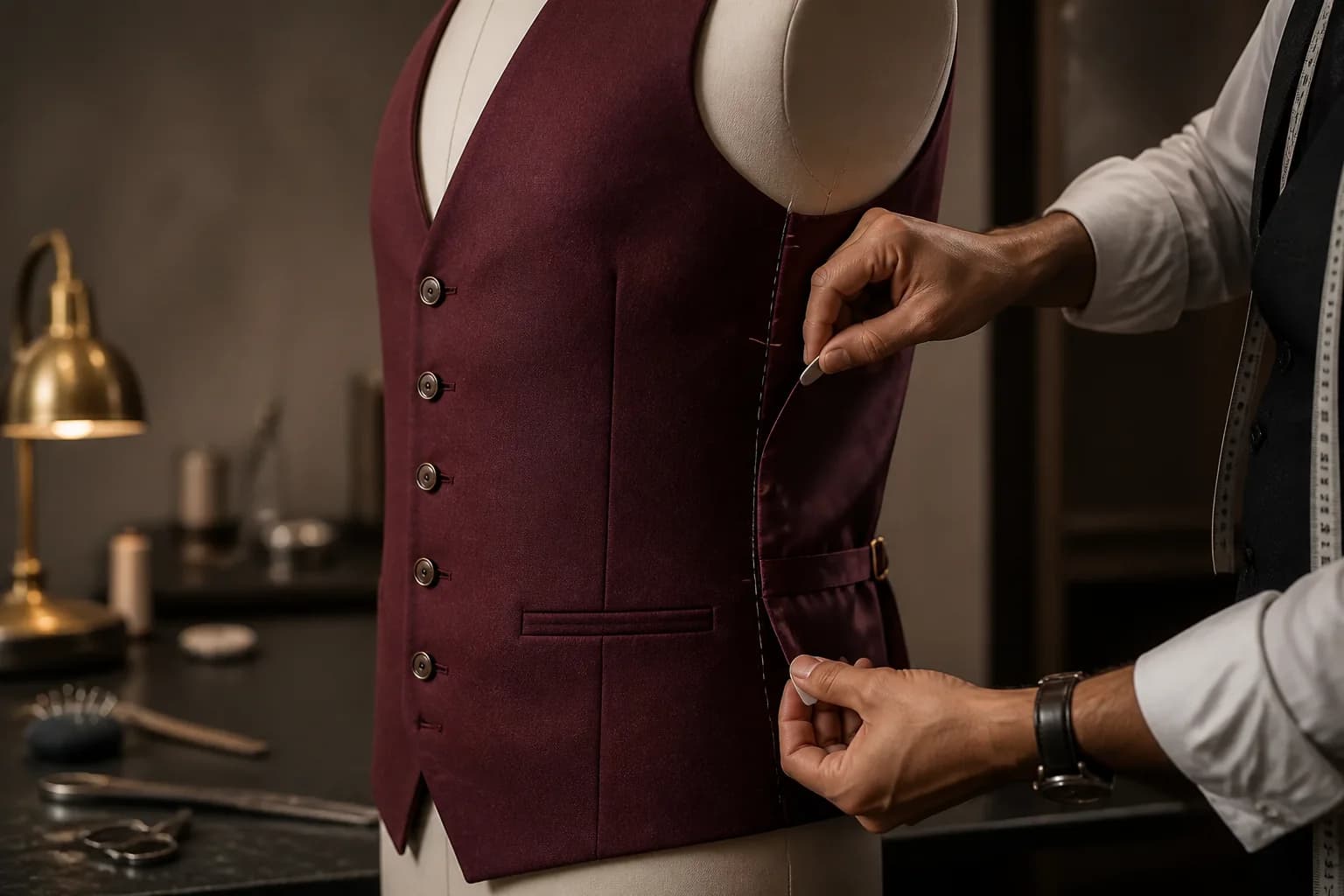 Waistcoat Alterations tailoring service